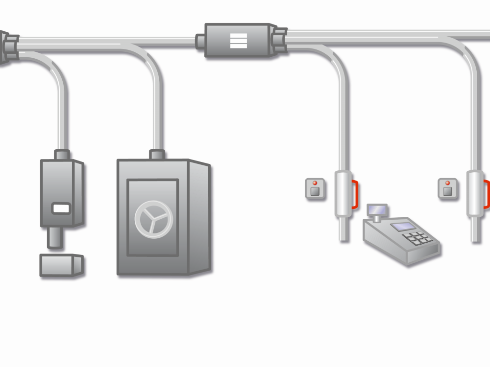 Two-way systems to central cash rooms Two-way systems to central cash rooms