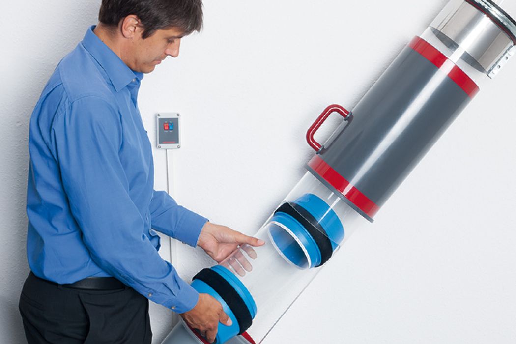 Material transport and logistics with pneumatic tube systems Material transport and logistics with pneumatic tube systems