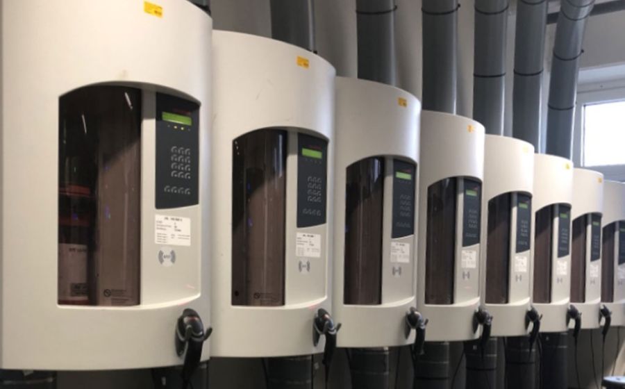 Material transport and logistics with pneumatic tube systems Material transport and logistics with pneumatic tube systems