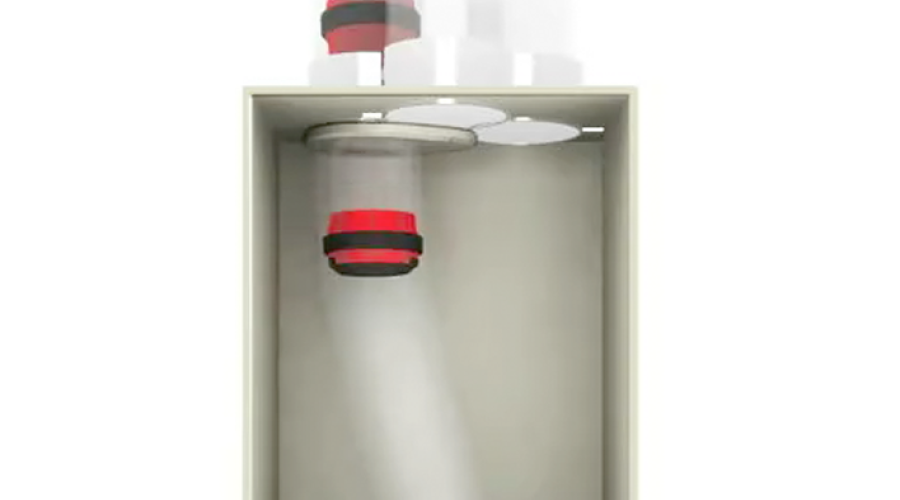 Aerocom's Triple Junction Pneumatic Tube Switch Aerocom's Triple Junction Pneumatic Tube Switch